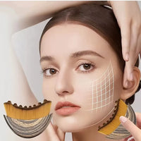 1Pcs Lymphatic Contour Face Brush Soft Brush Face Brush Lymphatic Drainage Massager for Face Chin Jawline Ergonomically Designed