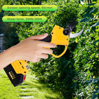 Cordless Electric Pruner Fruit Tree Branches Cutter Tools Rechargeable Electric Pruning Shears 40Mm Cordless Garden Tree Pruner
