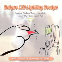 Adjustable Pet Nail Clippers,Led Light Pet Nail Clipper with Scissors,Stainless Steel Manual Pet Nail Clippers,Led Light Pet Nail Clipper with Scissors,Cat Clipper ,Dog Clipper,Pet Nail Clippers with Nail Collection Cover,Pet Gift,Cat Gift,Dog Gift