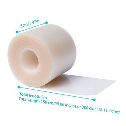 Hydrocolloid Roll for Wound Care Hydrocolloid Patch Bandages with Self-Adhesive, Bed Sore Bandages, Highly Absorbent for Burn