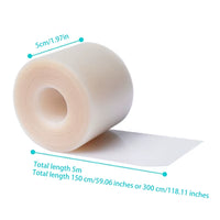 Hydrocolloid Roll for Wound Care Hydrocolloid Patch Bandages with Self-Adhesive, Bed Sore Bandages, Highly Absorbent for Burn