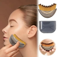 1Pcs Lymphatic Contour Face Brush Soft Brush Face Brush Lymphatic Drainage Massager for Face Chin Jawline Ergonomically Designed
