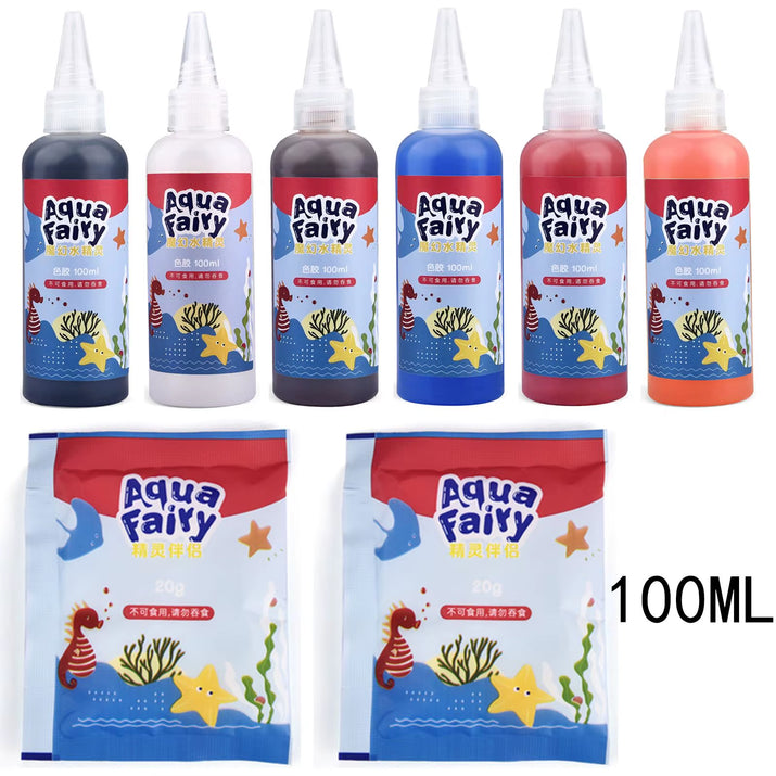 DIY Fairy Magic Water Elf Ocean Mold for Kids 3D Handmade Kits Aqua Fairy Gel Toy Set Handicrafts Educational Toys Children Gift