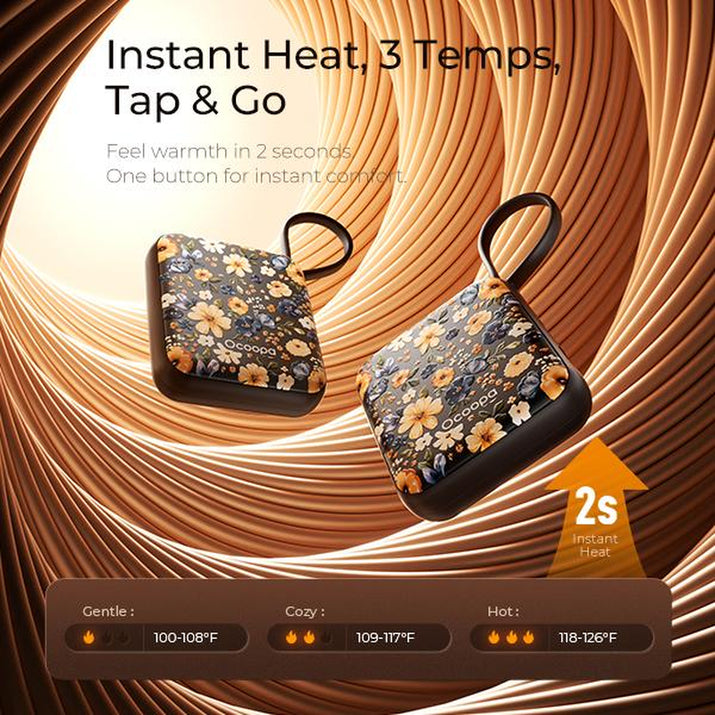 Stay Warm Anywhere with Ocoopa UT5 Nano Rechargeable Hand Warmers - Perfect for Outdoors, Holidays, and More!