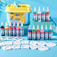 DIY Fairy Magic Water Elf Ocean Mold for Kids 3D Handmade Kits Aqua Fairy Gel Toy Set Handicrafts Educational Toys Children Gift