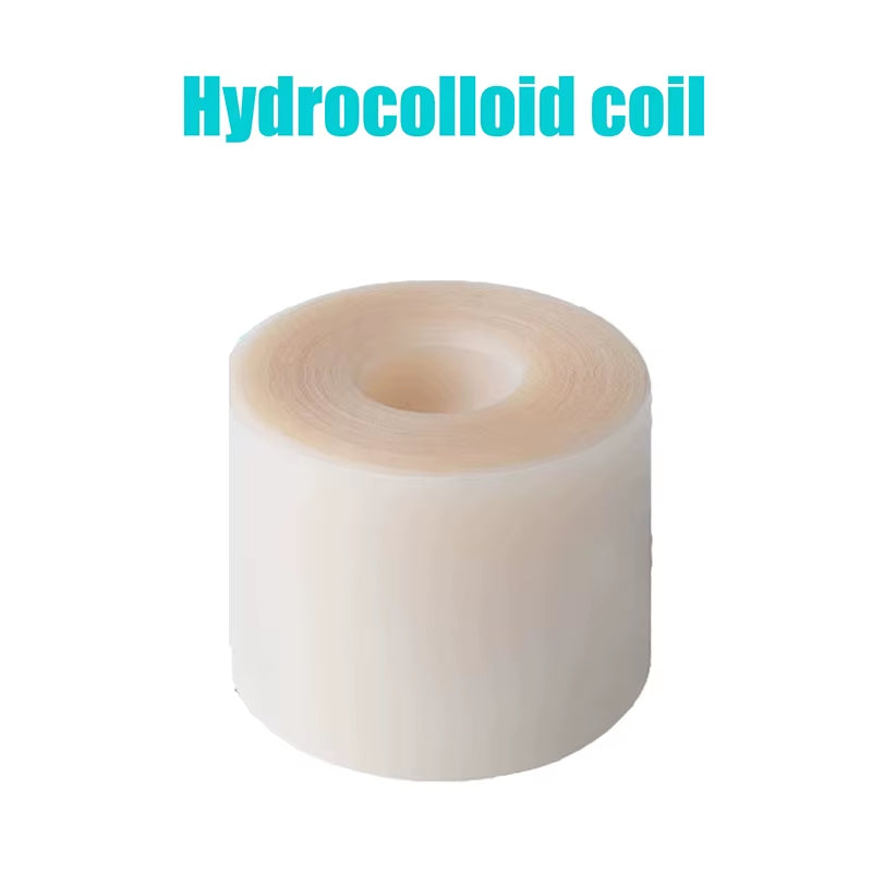 Hydrocolloid Roll for Wound Care Hydrocolloid Patch Bandages with Self-Adhesive, Bed Sore Bandages, Highly Absorbent for Burn