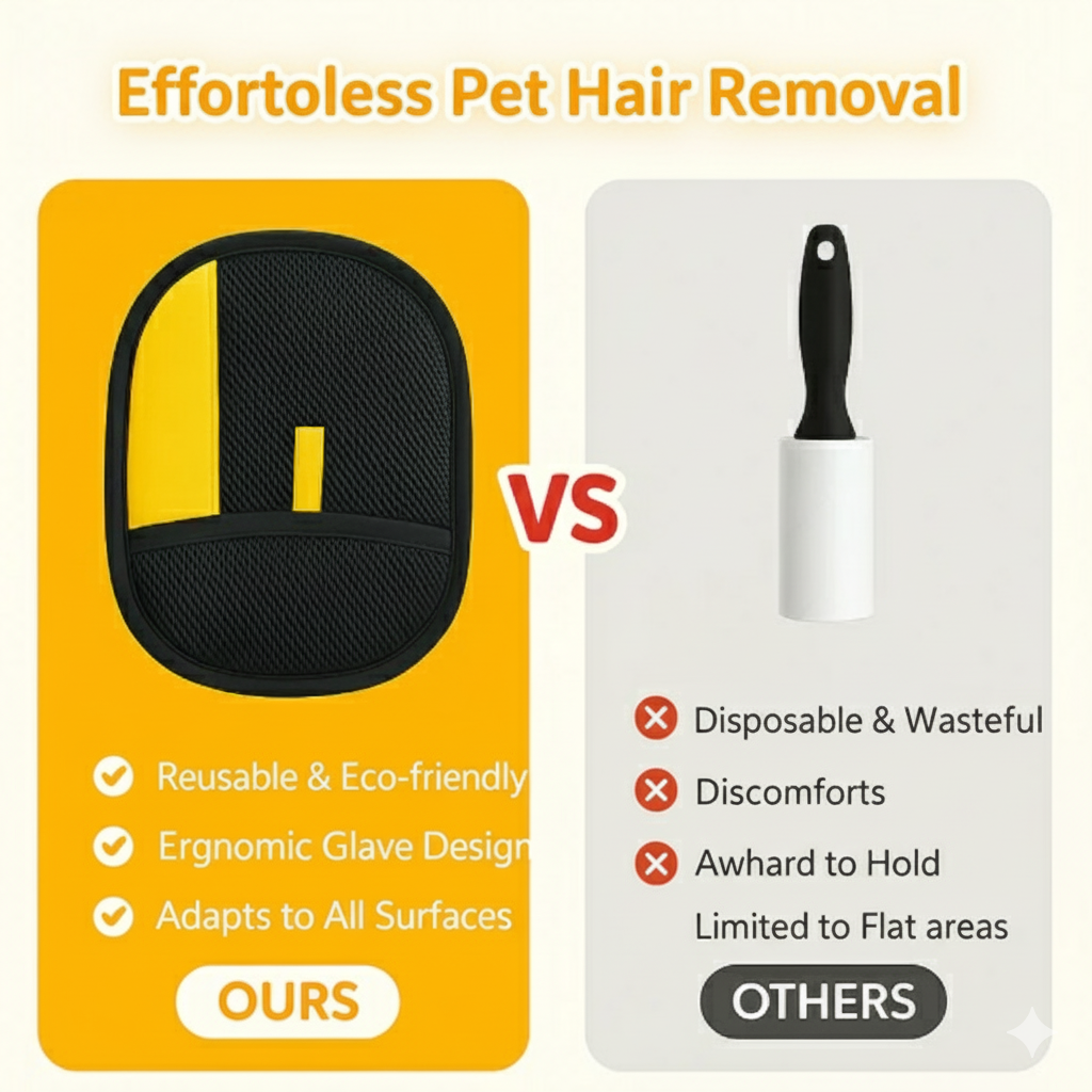 Stock Clearance - 3x Nest For Lives™ Pet Hair Cleaner Glove