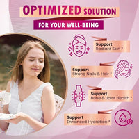 Collagen Pills Keratin Hyaluronic Acid MSM Vitamin a Vitamin C Vitamin E Folate Zinc Magnesium with Grape Seed Extract Capsules