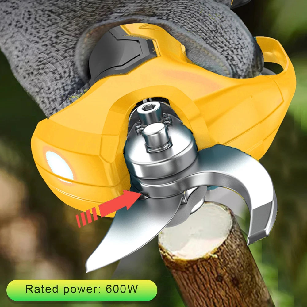 Cordless Electric Pruner Fruit Tree Branches Cutter Tools Rechargeable Electric Pruning Shears 40Mm Cordless Garden Tree Pruner