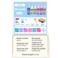 DIY Fairy Magic Water Elf Ocean Mold for Kids 3D Handmade Kits Aqua Fairy Gel Toy Set Handicrafts Educational Toys Children Gift